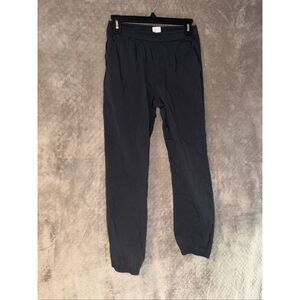 REI CO-OP BLACK JOGGER NYLON BLEND HIKING PANTS KIDS LARGE 14/16 #771